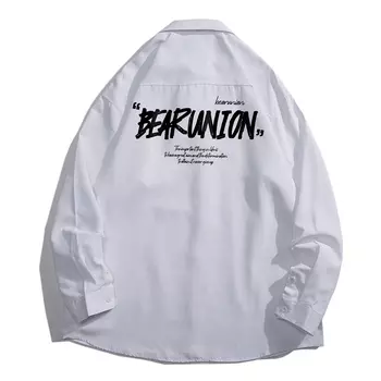 Рубашка унисекс BEAR UNION, Apricot