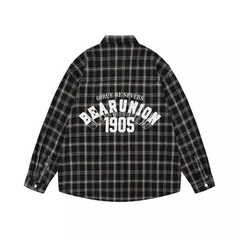 Рубашка унисекс BEAR UNION, зеленый