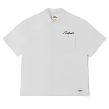 Рубашка унисекс белая Dickies, белый