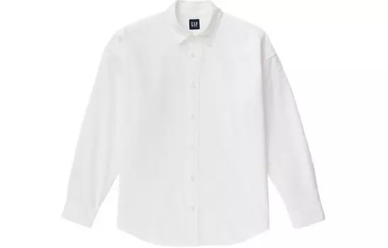 Рубашка унисекс белая Gap, белый