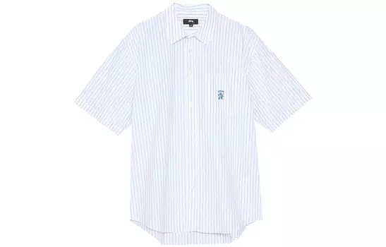 Рубашка унисекс белая Stussy, белый