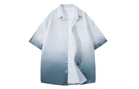 Рубашка унисекс BOBBY ABLEY, Бело-черный градиент