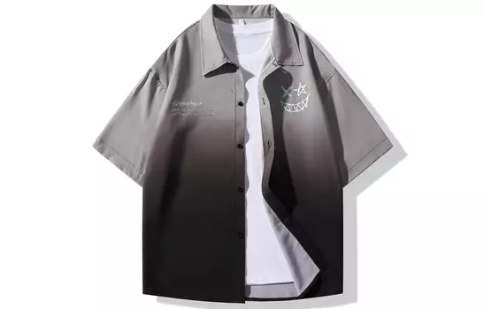 Рубашка унисекс BOBBY ABLEY, Белый/Синий