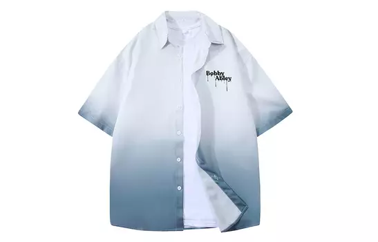 Рубашка унисекс BOBBY ABLEY, Зеленый (короткие рукава)