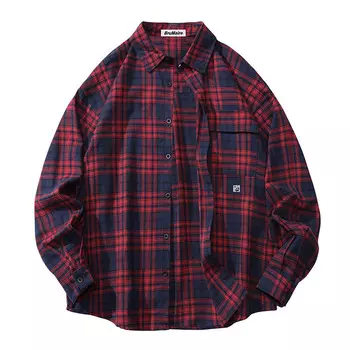 Рубашка унисекс BRUMAIRE, бордовый