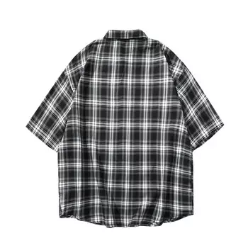 Рубашка унисекс BRUMAIRE, Черный/Серый