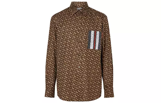 Рубашка унисекс Burberry, цвет Brown