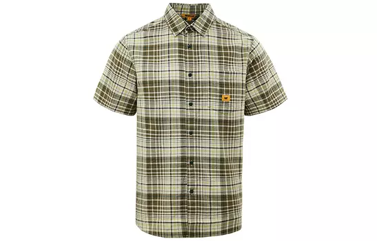 Рубашка унисекс CAT, темно-зеленый