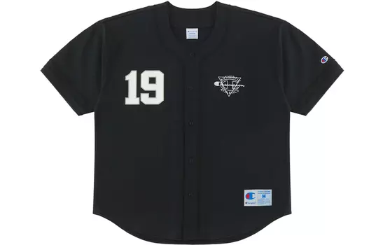 Рубашка унисекс Champion, цвет Black