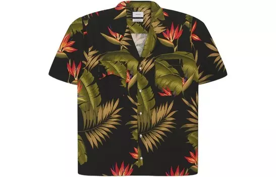 Рубашка унисекс черная Rhude, черный