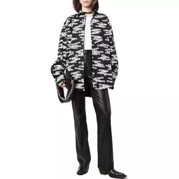 Рубашка унисекс черная Vetements, черный