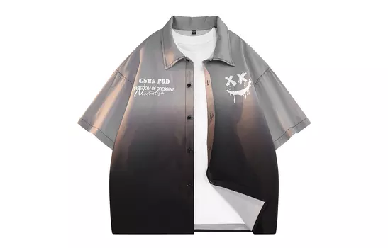 Рубашка унисекс CSKS, Белый/Розовый