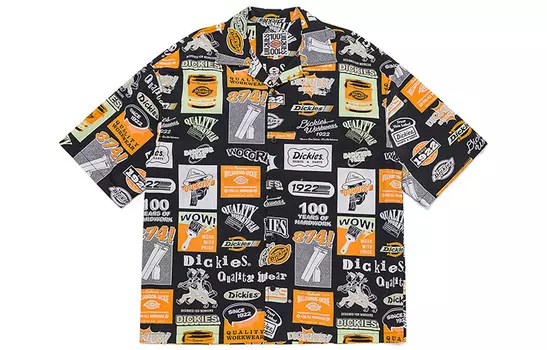 Рубашка унисекс Dickies, цвет Black