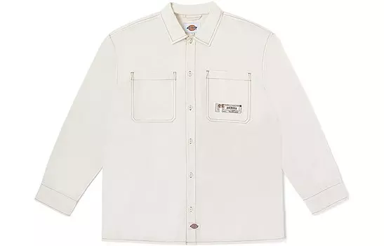 Рубашка унисекс Dickies, кремовый/белый