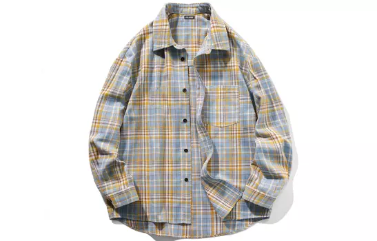 Рубашка унисекс FALIAMS, желтый/синий