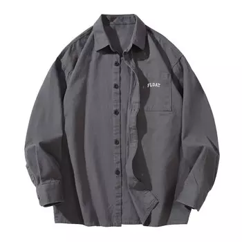 Рубашка унисекс FLOAT, Армейский Зеленый