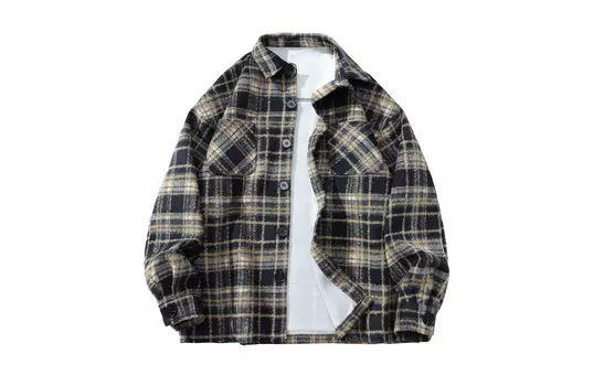 Рубашка унисекс FLOAT, Красный клетчатый