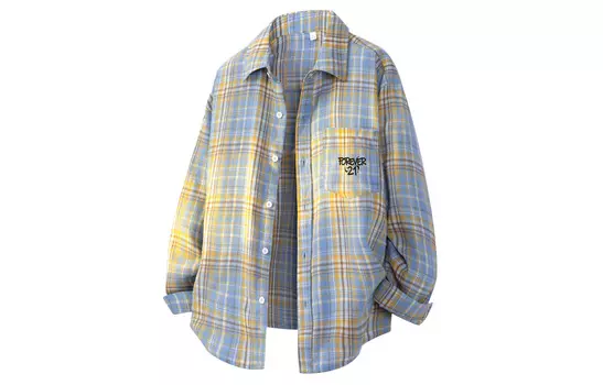 Рубашка унисекс FOREVER 21, Red Plaid (Fleece-Lined)