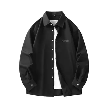 Рубашка унисекс FUERZA, 2212 белые с короткими рукавами