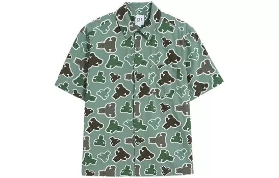 Рубашка унисекс Gap, черный