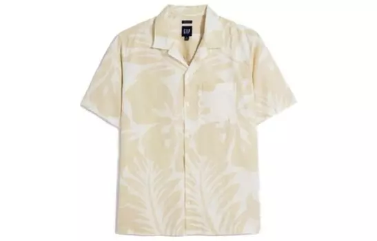 Рубашка унисекс Gap, светло-желтый