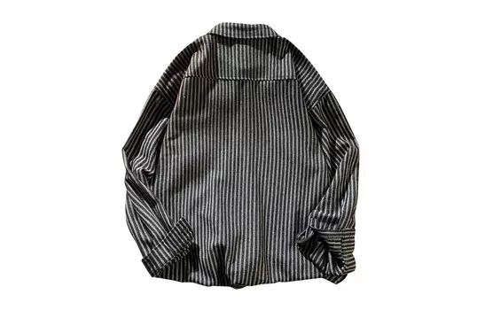 Рубашка унисекс Gdrx, Черно-коричневые полосы