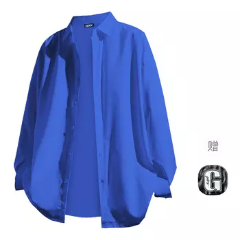 Рубашка унисекс GDRX, White Short-Sleeved