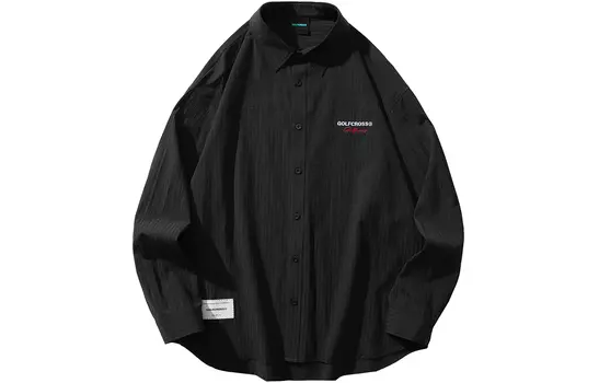 Рубашка унисекс GOLFCROSS, черный