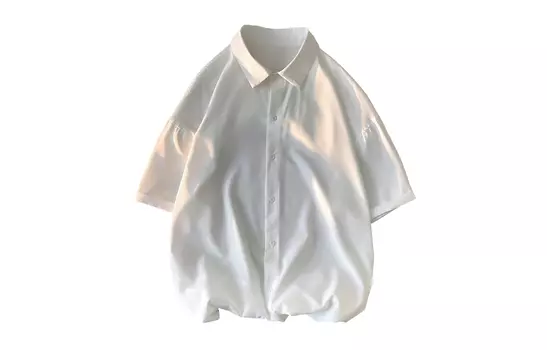 Рубашка унисекс HALEBOSS, Белый