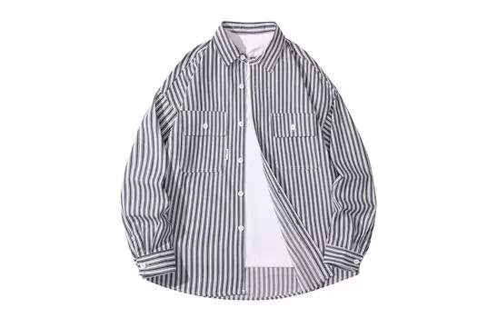 Рубашка унисекс HALEBOSS, джинсовая ткань