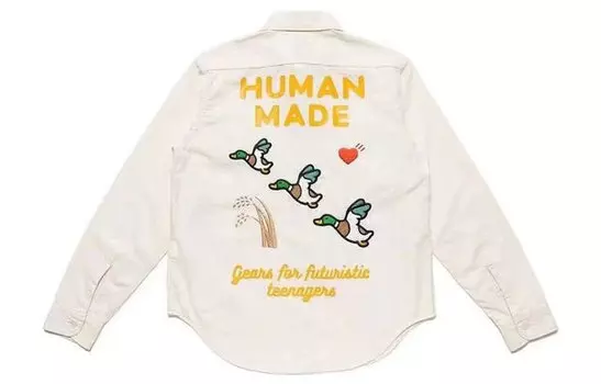 Рубашка унисекс HUMAN MADE, синий