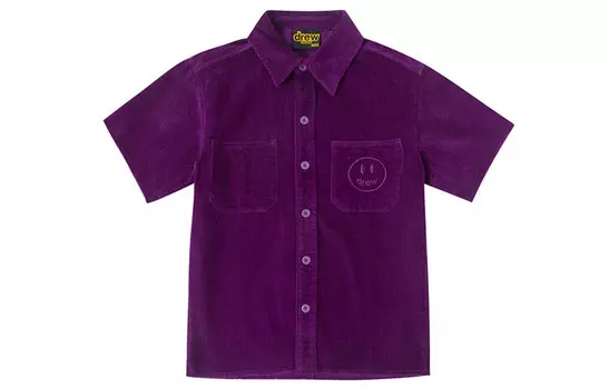 Рубашка унисекс из коллекции Smiley Purple Drew House, фиолетовый