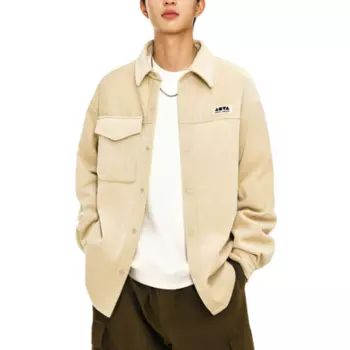 Рубашка унисекс из коллекции Sports Life Collection Anta Life Collection, цвет хаки, средний