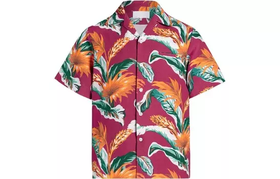 Рубашка унисекс красная Maison Margiela, красный