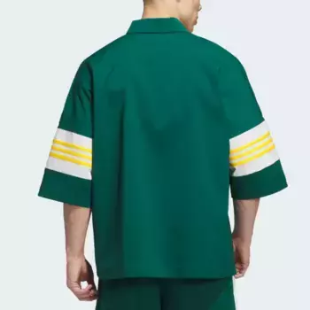 Рубашка унисекс лесной зеленый Adidas Originals, зеленый