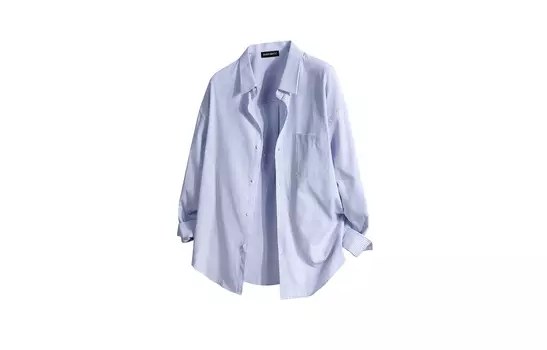 Рубашка унисекс Minfinity, светло-голубой