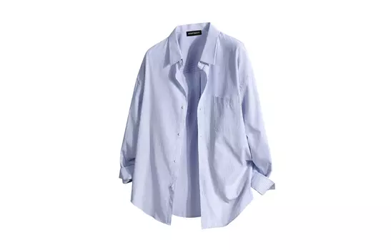 Рубашка унисекс Minfinity, Светло-синий