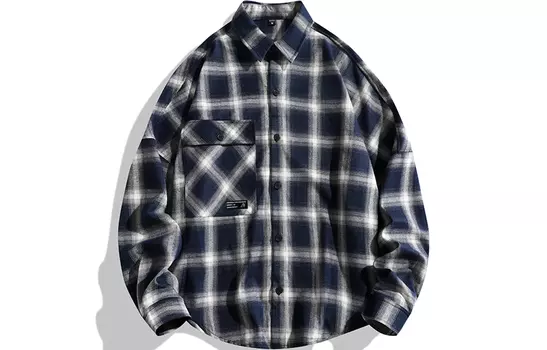 Рубашка унисекс Minfinity, Зеленая сетка