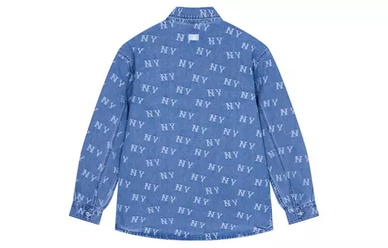 Рубашка унисекс MLB, Светло-синий