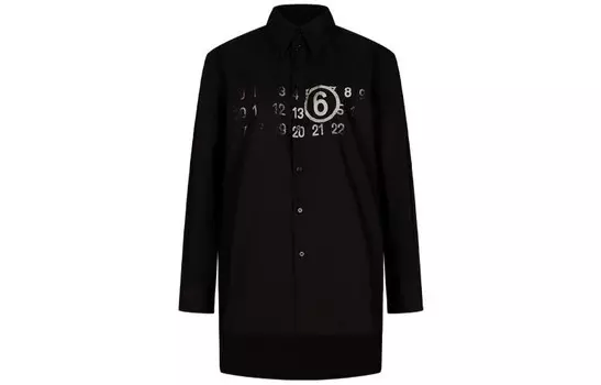 Рубашка унисекс Mm6 Maison Margiela, черный
