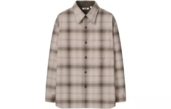 Рубашка унисекс многоцветная Uniqlo, цвет Multicolor