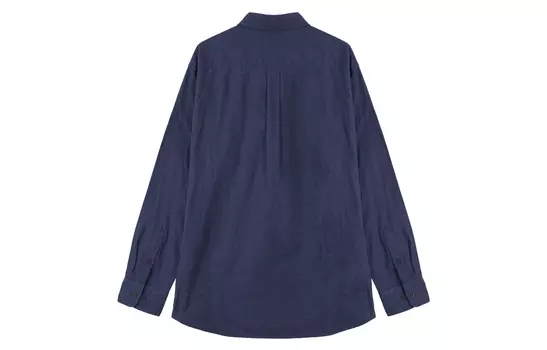 Рубашка унисекс Морской синий Uniqlo, цвет Sea Blue