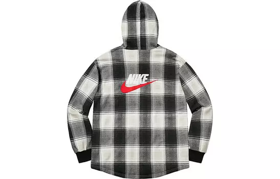 Рубашка унисекс Nike X Supreme, белый/черный