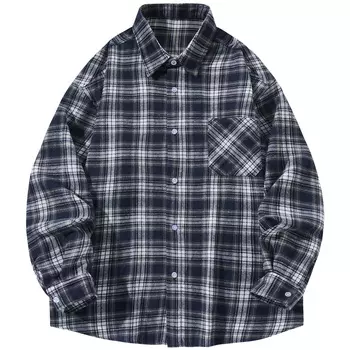 Рубашка унисекс NOME, темно-синий