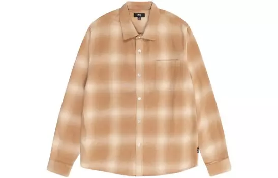 Рубашка унисекс оранжевая Stussy, оранжевый