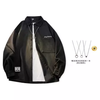 Рубашка унисекс PAKA, черный