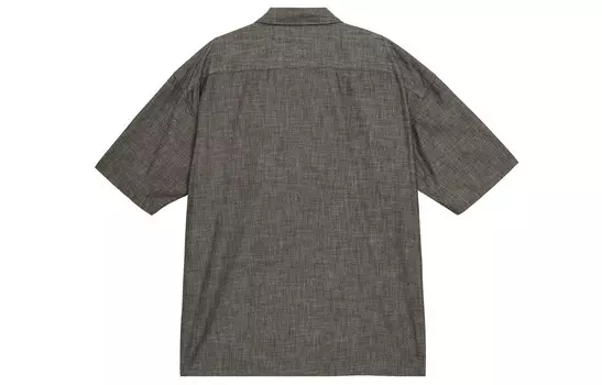 Рубашка унисекс пыльно-зеленая Uniqlo, зеленый