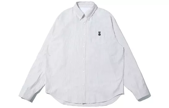 Рубашка унисекс RickyisClown, Черные/Белые Полосы