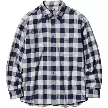 Рубашка унисекс серая Uniqlo, серый