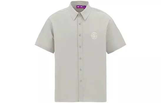 Рубашка унисекс серые CAT, серый